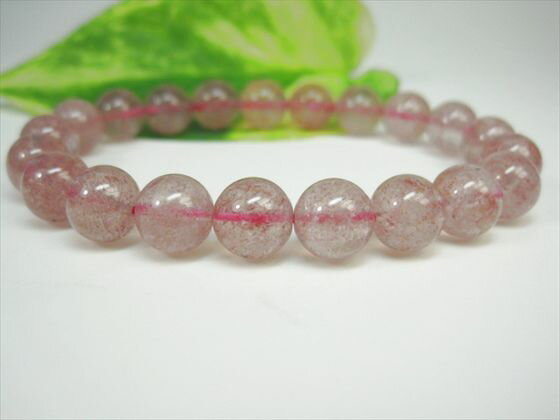 【ブレスレット】アフリカンストロベリークォーツ(グレナデンクォーツ)品質AAAΦ9.2±0.2mm【一点物】