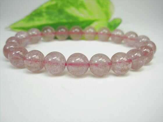 【ブレスレット】アフリカンストロベリークォーツ(グレナデンクォーツ)品質AAAΦ9.2±0.2mm【一点物】