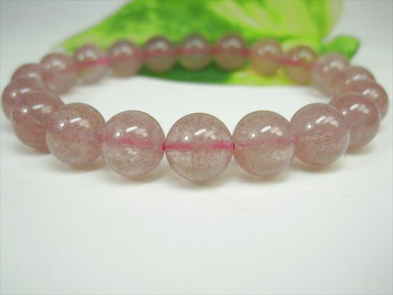 【ブレスレット】アフリカンストロベリークォーツ(グレナデンクォーツ)品質AAAΦ9.8±0.2mm【一点物】
