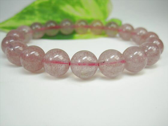 【ブレスレット】アフリカンストロベリークォーツ(グレナデンクォーツ)品質AAAΦ9.8±0.2mm【一点物】