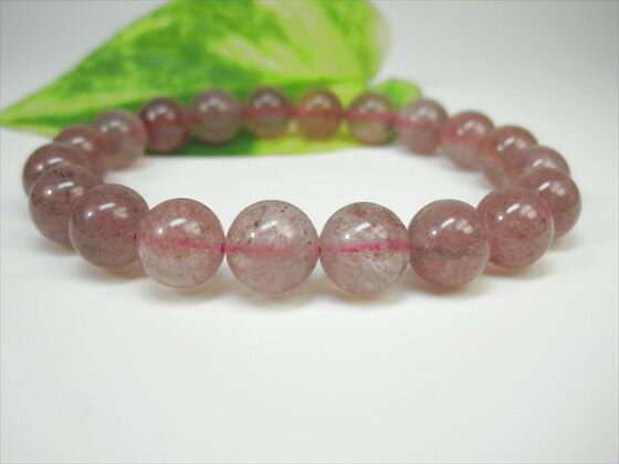【ブレスレット】アフリカンストロベリークォーツ(グレナデンクォーツ)品質AAAΦ10±0.2mm【一点物】