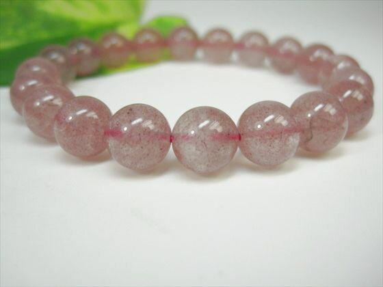 【ブレスレット】アフリカンストロベリークォーツ(グレナデンクォーツ)品質AAAΦ9.8±0.2mm【一点物】