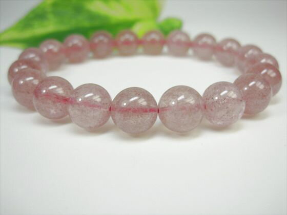 【ブレスレット】アフリカンストロベリークォーツ(グレナデンクォーツ)品質AAAΦ9.8±0.2mm【一点物】