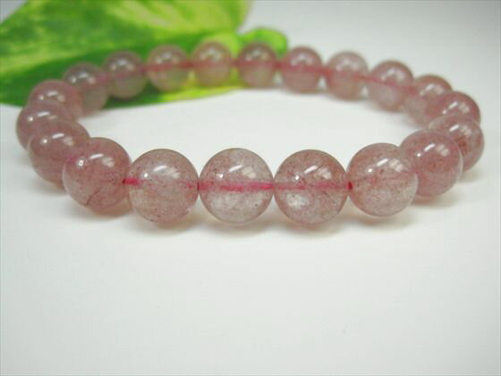 【ブレスレット】アフリカンストロベリークォーツ(グレナデンクォーツ)品質AAAΦ10.2±0.2mm【一点物】
