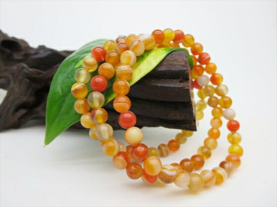 【均一ブレスレット】赤天眼石品質AAAΦ6.2±0.2mm