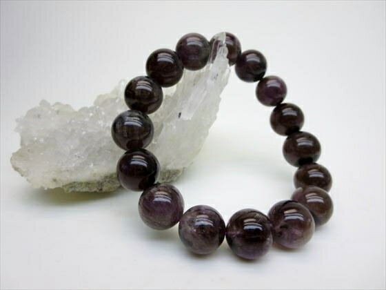 【ブレスレット】オーラライト品質AAAΦ13.4-14mm【鑑別書付き】【一点物】