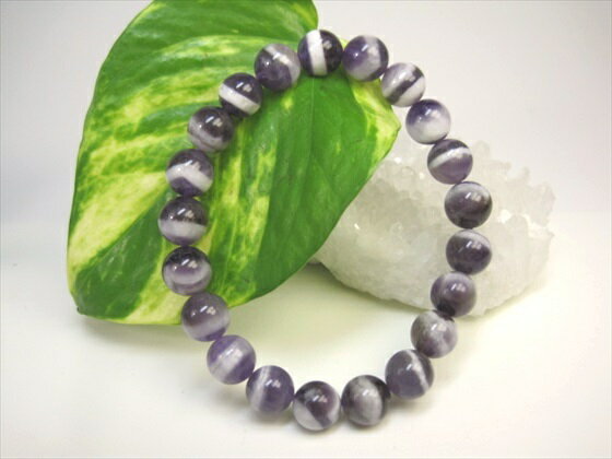 【ブレスレット】ファントムアメジストΦ10±0.2mm【一点物】