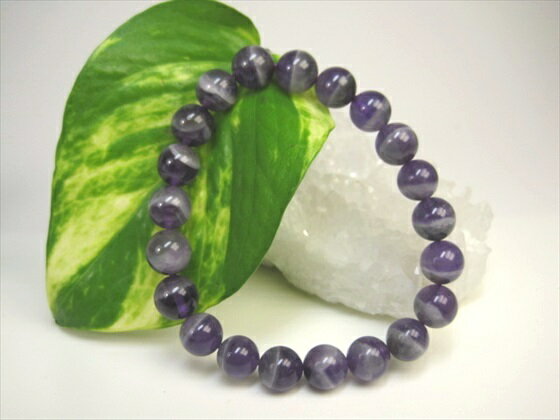 【ブレスレット】ファントムアメジストΦ10±0.2mm【一点物】