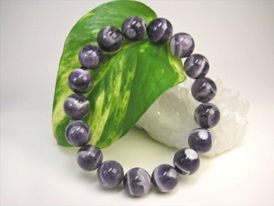 【ブレスレット】ファントムアメジストΦ12.3±0.5mm【一点物】