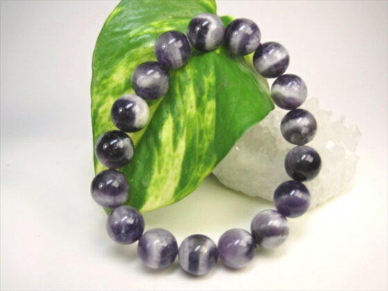 【ブレスレット】ファントムアメジストΦ12.±0.5mm【一点物】