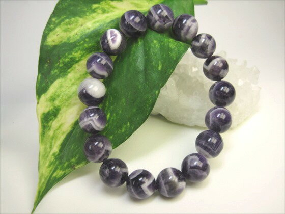 【ブレスレット】ファントムアメジストΦ12.±0.5mm【一点物】