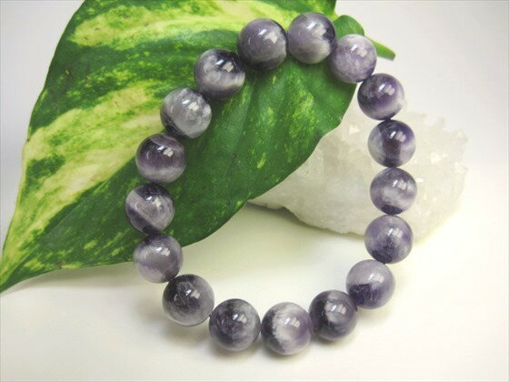 【ブレスレット】ファントムアメジストΦ12.±0.5mm【一点物】