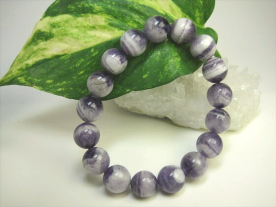 【ブレスレット】ファントムアメジストΦ12.±0.5mm【一点物】