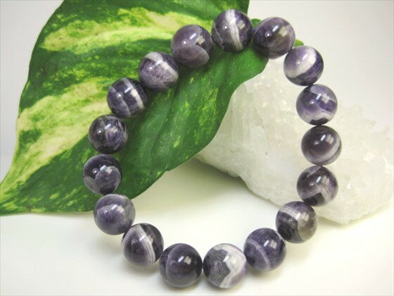 【ブレスレット】ファントムアメジストΦ12±0.5mm【一点物】