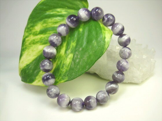 【ブレスレット】ファントムアメジストΦ10±0.2mm【一点物】