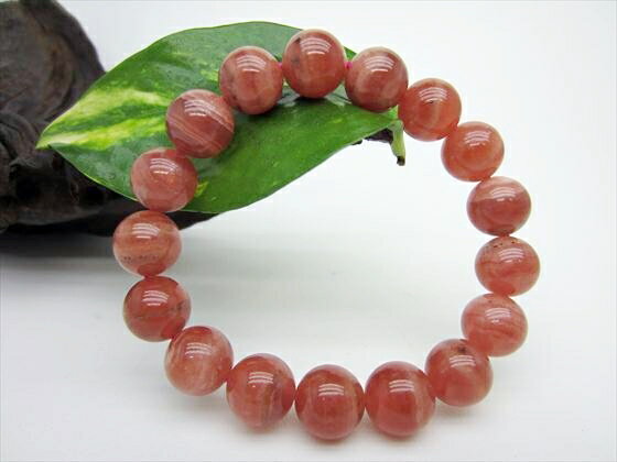 【ブレスレット】インカローズ品質AAAΦ12.4±0.3mm【一点物】