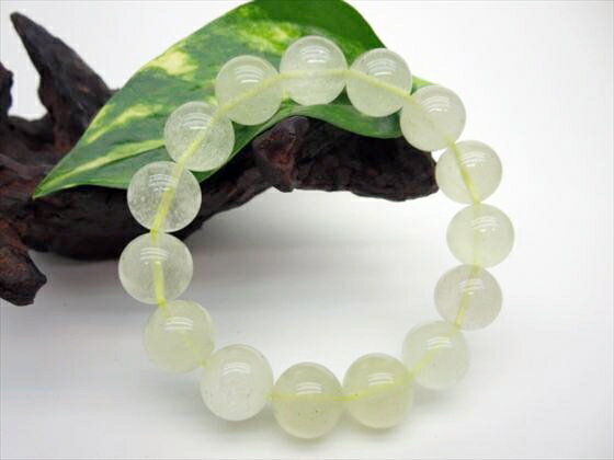 【ブレスレット】リビアングラス品質AAAΦ14±0.2mm【鑑定済み】【一点物】