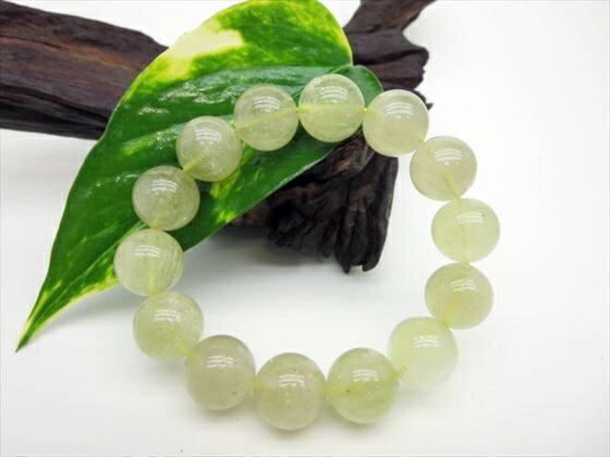 【ブレスレット】リビアングラス品質AAAΦ15±0.2mm【鑑定済み】【一点物】