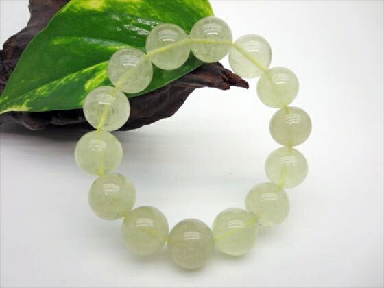 【ブレスレット】リビアングラス品質AAAΦ15±0.2mm【鑑定済み】【一点物】