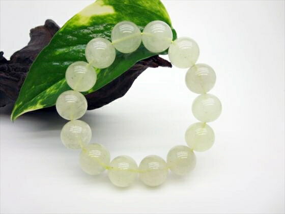 【ブレスレット】リビアングラス品質AAAΦ15±0.2mm【鑑定済み】【一点物】