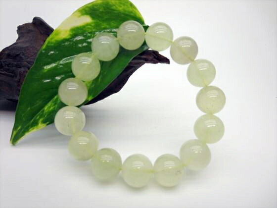 【ブレスレット】リビアングラス品質AAAΦ15±0.2mm【鑑定済み】【一点物】