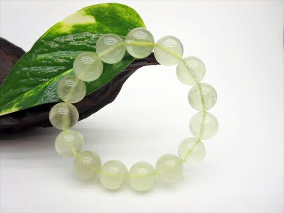 【ブレスレット】リビアングラス品質AAAΦ15±0.2mm【鑑定済み】【一点物】