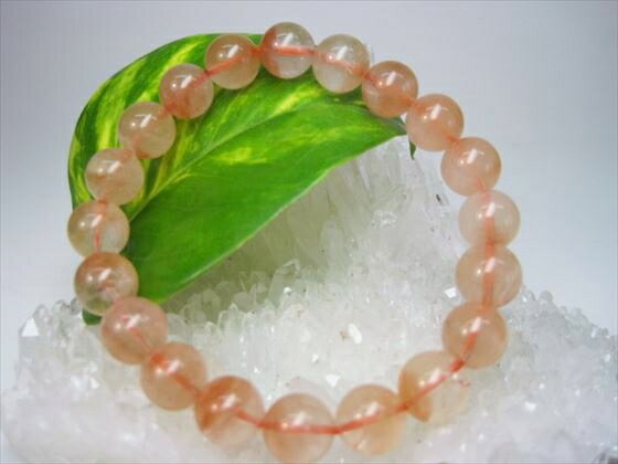 【ブレスレット】ラビットファーレッドルチル(アンフィボールインクォーツ)品質AAAΦ9±0.2mm【鑑定済み】【一点物】