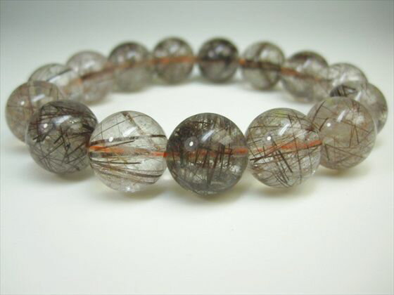 【ブレスレット】レッドルチルクォーツ品質AAAΦ14.8±0.2mm【一点物】