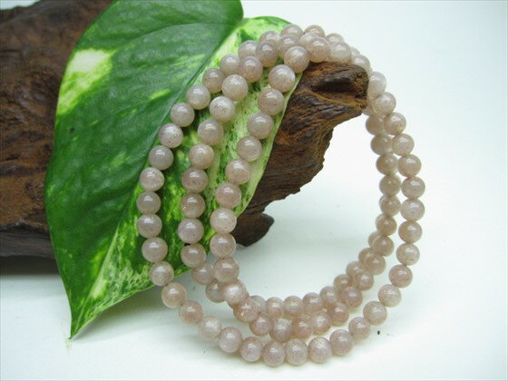 【均一ブレスレット】サンストーン品質AAAΦ5-6mm