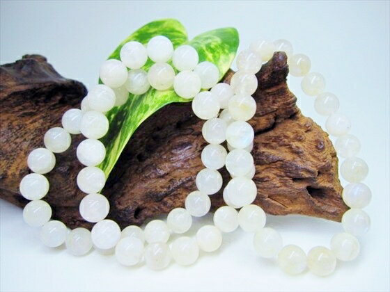 【均一ブレスレット】ブルームーンストーンΦ9-10.2mm