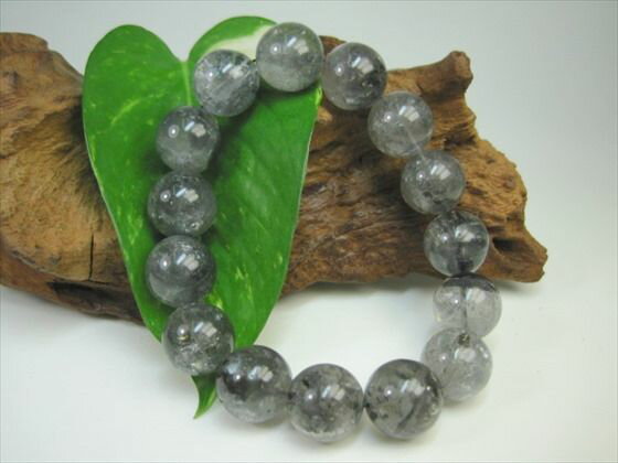 【ブレスレット】ヒマラヤ水晶 品質AAAΦ16±0.2mm【一点物】