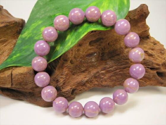 【ブレスレット】パープライト品質AAAΦ10±0.2mm【一点物】