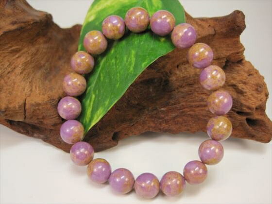 【ブレスレット】パープライト品質AAAΦ10±0.2mm【一点物】