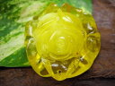 【飾り物】合成樹脂琥珀(アンバー)薔薇42×21mm