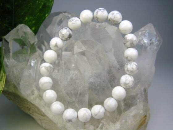 【均一ブレスレット】ハウライトΦ8.5±0.3mm