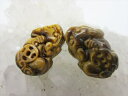 ※訳あり※【置物:貔貅ペア(ヒキュウ)】タイガーアイ