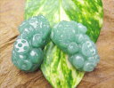※訳あり※【置物:貔貅ペア(ヒキュウ)】グリーンアベンチュリン