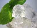 【置物:スカル】水晶95g【一点物】(3)