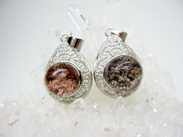 【ペンダントトップ】ガーデンクォーツΦ8-10mm