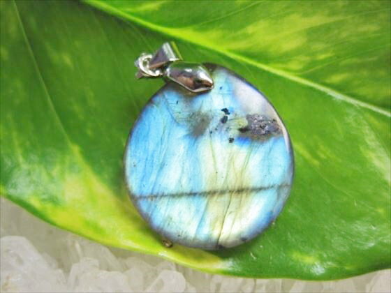 【ペンダントトップ】ラブラドライト4g【一点物】