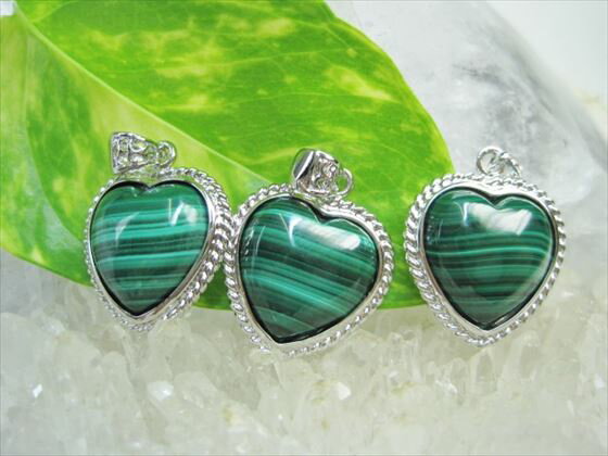 【ペンダントトップ】マラカイト4g