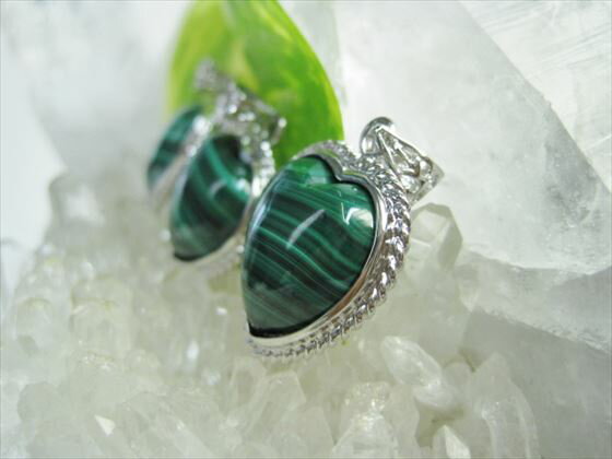 【ペンダントトップ】マラカイト4g