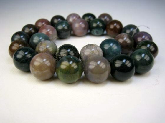 【連売り商品】インド翡翠Φ14±0.5mm