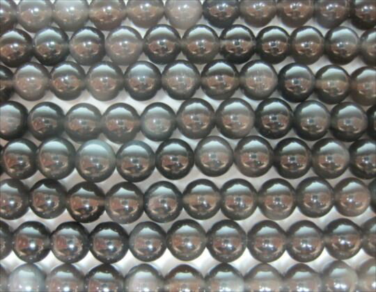 【連売り商品】アイスオブシディアン(氷黒曜石)品質AAAΦ8±0.2mm