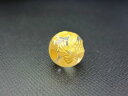 【半連売り:青龍】水晶Φ12.6±0.2mm【左向き:ゴールド】