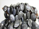 【連売り商品】ブラックアゲート(黒メノウ)マーキスカット30-31×18-19×6-7.2mm