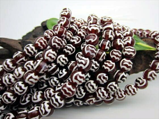 【半連売り商品】大鵬鳥天珠・赤Φ8±0.2mm