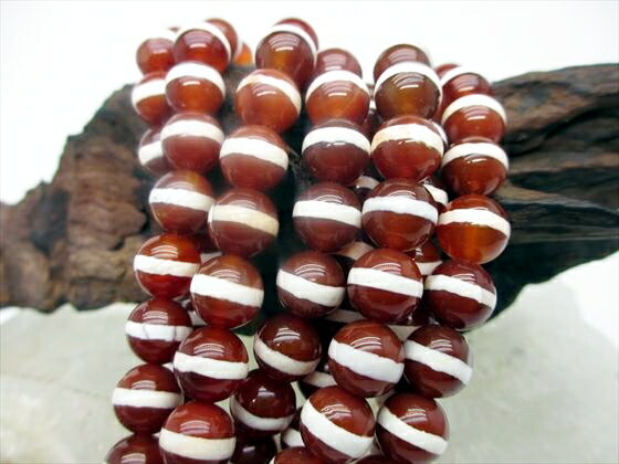 【連売り商品】薬師天珠・レッドΦ10±0.2mm