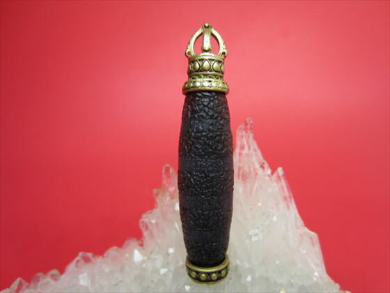 【チベット製品:ペンダントトップ】線珠金剛杵60×13mm【一点物】