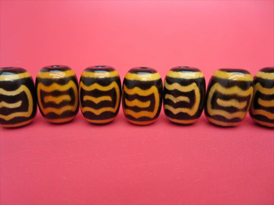 【チベット天珠】大鵬鳥天珠約17.5×13±0.5mm